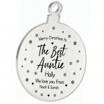 Christmas Gift For Auntie Personalised Thank You Novelty Gift