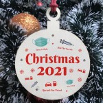 Christmas 2021 Novelty Christmas Tree Decoration Family Gift