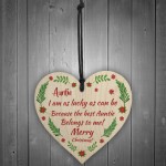 Auntie Aunt Christmas Keepsake Gift Xmas Tree Decoration Gifts