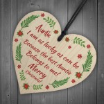 Auntie Aunt Christmas Keepsake Gift Xmas Tree Decoration Gifts