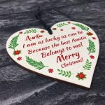 Auntie Aunt Christmas Keepsake Gift Xmas Tree Decoration Gifts