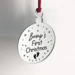 Bumps First Christmas Heart Decoration Acrylic Christmas Baubles