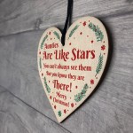 Auntie Merry Christmas Gifts Wood Heart Hanging Tree Xmas