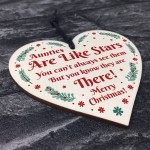 Auntie Merry Christmas Gifts Wood Heart Hanging Tree Xmas