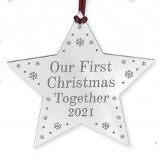 First Christmas Together Decoration Personalised Tree Decoration