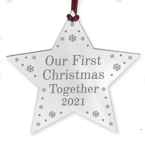 First Christmas Together Decoration Personalised Tree Decoration