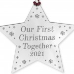 First Christmas Together Decoration Personalised Tree Decoration