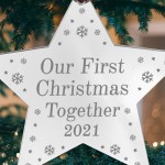 First Christmas Together Decoration Personalised Tree Decoration