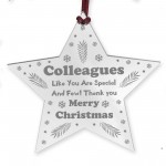 Colleague Christmas Gift Engraved Star Colleague Gift Funny Gift