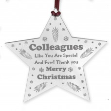 Colleague Christmas Gift Engraved Star Colleague Gift Funny Gift