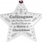 Colleague Christmas Gift Engraved Star Colleague Gift Funny Gift