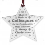 Gift For Colleague Christmas Engraved Star Colleague Gifts Funny