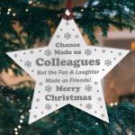 Gift For Colleague Christmas Engraved Star Colleague Gifts Funny