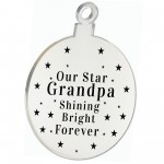 Rememberance Christmas Tree Bauble Beautiful Grandpa Memorial