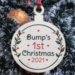 Bumps 1st Christmas Wood Decoration Christmas Tree Bauble