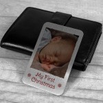 My First Christmas Gift For Daughter Son Personalised Card Baby