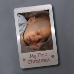 My First Christmas Gift For Daughter Son Personalised Card Baby