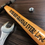 Best Grandad Ever Novelty Engraved Hammer Christmas Birthday