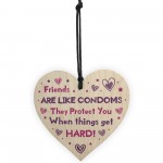 Friendship Sign Funny Friend Quote Birthday Christmas Gift