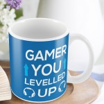Gamer You Levelled Up Funny Gamer Gift For Christmas Birthday