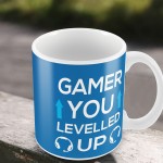 Gamer You Levelled Up Funny Gamer Gift For Christmas Birthday