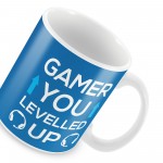 Gamer You Levelled Up Funny Gamer Gift For Christmas Birthday