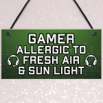Gaming Novelty Sign Gamer Christmas Gifts For Son Brother Boys