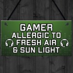 Gaming Novelty Sign Gamer Christmas Gifts For Son Brother Boys