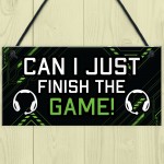 Gamer Christmas Gift Novelty Gaming Boys Bedroom Sign Gifts