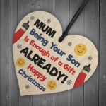 Mum Christmas Funny Gift From Son Novelty Christmas Tag Decor