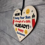 Mum Christmas Funny Gift From Son Novelty Christmas Tag Decor