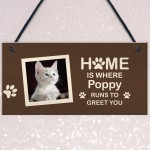 Pet Lovers Gift Personalised Hanging Home Sign Gifts For Cat Pet