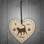 Cat Lover Gift Personalised Cats 1st Christmas Tree Decoration