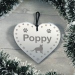 Cat Gift Engraved Heart Christmas Tree Decoration Home Decor