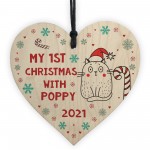 Cute Cats 1st Christmas Decoration Personalised Cat Lover Gift