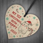 Cute Cats 1st Christmas Decoration Personalised Cat Lover Gift