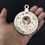 In Memory Of Cat Personalised Christmas Tree Decoration Cat Gift