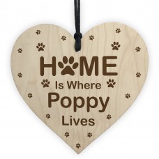 Pet Lovers Home Personalised Hanging Wood Sign Home Decor