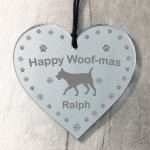 Happy Woofmas Personalised Dogs 1st Christmas Decoration