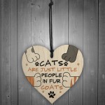 Cats Are Just Little People In Fur Coats Funny Cat Gift