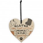 Cats Are Just Little People In Fur Coats Funny Cat Gift