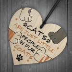 Cats Are Just Little People In Fur Coats Funny Cat Gift