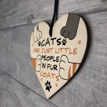 Cats Are Just Little People In Fur Coats Funny Cat Gift
