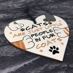 Cats Are Just Little People In Fur Coats Funny Cat Gift