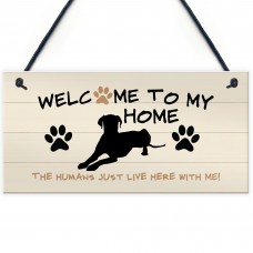 Funny Dog Sign Welcome Sign Dog Lovers Gift For Women Home Decor