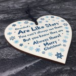 Grandad Christmas Wooden Heart Gift For Grandfather Novelty Gift