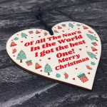 Best Nan In The World Novelty Christmas Bauble Gift For Nan Tree