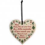 Christmas Tree Decoration For Nan Novelty Wooden Bauble Gifts