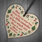 Christmas Tree Decoration For Nan Novelty Wooden Bauble Gifts