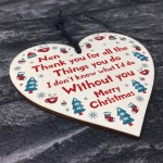 Christmas Nan Gifts Hanging Wooden Tree Decoration Gifts